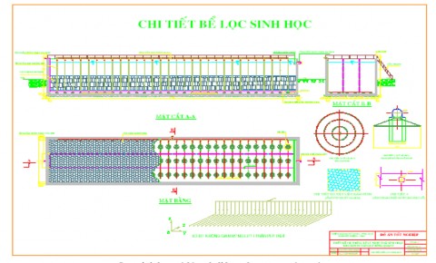 Hình 3 5 sơ đồ chi tiết bể lọc sinh học 3 2 2 Tính chất của vật liệu lọc 8