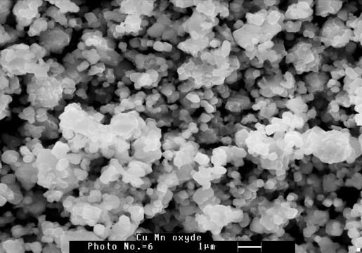 Hình 3 1 Ảnh SEM của oxit phức hợp của Cu và Mn Ảnh TEM a Ảnh nhiễu xạ 4