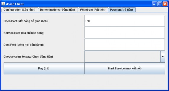 Hình 4 4 Giao diện thanh toán Còn phía mua hàng thì sẽ phải thực hiện Gõ 2