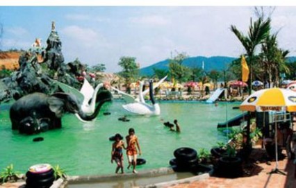 Công viên nước của Hồ Núi Cốc Chè Tân Cương Đảo Cò Lễ hội văn hóa Chè 10