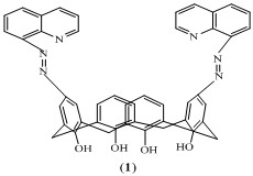 Hình 1 7 Dẫn xuất 5 17 bis quinolyl 8 azo 25 26 27 28 tetrahydroxycalix 4 aren Hình 1 8 3