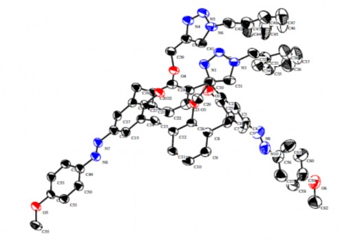 Hình 1 11 Cấu trúc tinh thể của một azocalixaren 1 2 3 Ứng dụng của azocalixaren 7