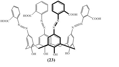 Hình 1 14 Dẫn xuất azocalixaren 23 dùng để phân tích ion Pb 2 Ở Việt Nam tác 2