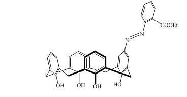 5 2 Etylacetoetoxyphenyl azo phenyl calix 4 aren MEAC 7