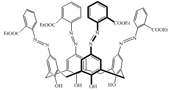 5 11 17 23 Tetra 2 etylacetoetoxyphenyl azo phenyl calix 4 aren TEAC Hình 1 19 Công thức 9