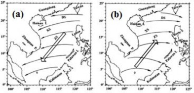 Hình 1 3 Lược đồ tổng quát về dòng hải lưu lớp trên cùng ở Biển Đông 2