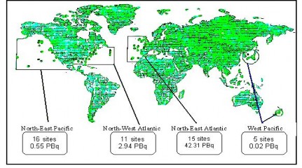 Hình 1 4 Các vị trí chôn thải phóng xạ dưới đáy đại dương 1 1 2 1c Sự 1