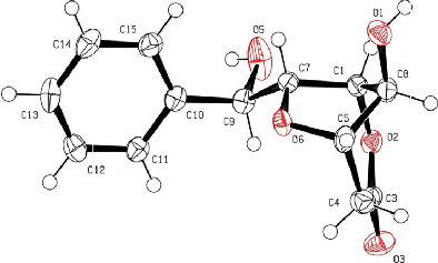 Hình 4 16 Cấu trúc không gian qua nhiễu xạ tia X của hợp chất GM11 4 1 2 2 2