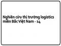 Nghiên cứu thị trường logistics miền Bắc Việt Nam - 14