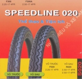 Speedline 020 S020 – mẫu gai thể thao và tiện ích  Mẫu gai này có cấu trúc 1