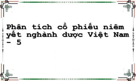 Thực Trạng Kinh Tế Việt Nam Cuối 2007