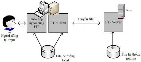 Hình 1 1 FTP truyền file giữa các hệ thống Dịch vụ FTP có những yêu cầu 1