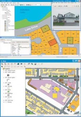 Hình 1 7 Sử dụng ArcGIS Engine gắn vào GIS trong ứng dụng ArcGIS Engine là ví dụ 1