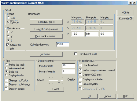 Chức năng này cho phép định nghĩa phôi để mô phỏng cho quá trình cắt gọt như 6