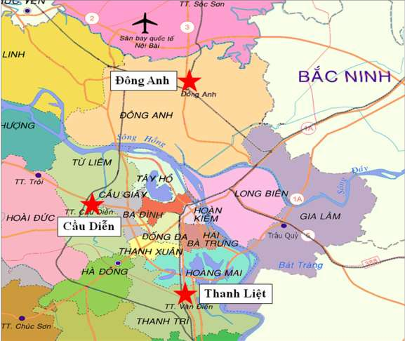 Hình 2 1 Bản đồ vị trí lấy mẫu đất Các mẫu trầm tích mô tả vị trí 15