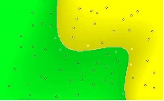 Hình 3 6 Máy hỗ trợ vector sử dụng hàm nhân đa thức bậc 5 Không giống SVM 2