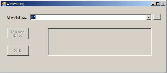 Hình 4 3 Giao diện chính của chương trình Lựa chọn thư mục chứa dữ liệu 1
