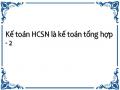 Kế toán HCSN là kế toán tổng hợp - 2