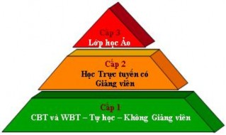 Hình 1 2 Ba cấp độ tổ chức thực hiện e Learning 1 1 3 Vài nét về lịch sử 2