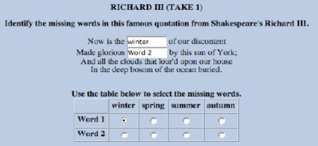 Hình 3 8 Câu hỏi gapMatchInteraction 3 3 6 inlineChoiceInteraction Câu hỏi loại này có 7