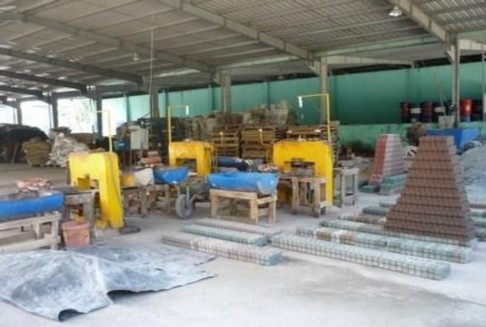 Hình 3 9 Hệ thống hoá rắn CTNH Công ty TNHH MTVcấp thoát nước và Môi trường 2