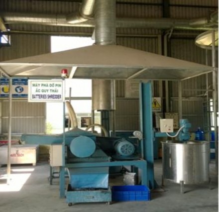 Hình 3 14 Hệ thống xử lý acquy Công ty TNHH sản xuất thương mại dịch vụ Môi 7