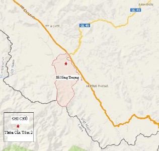 Hình vẽ 2 1 Sơ đồ xã Hồng Thượng Nhìn chung địa hình xã bị chia cắt bởi 1