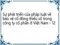 Sự phát triển của pháp luật về bảo vệ cổ đông thiểu số trong công ty cổ phần ở Việt Nam - 12
