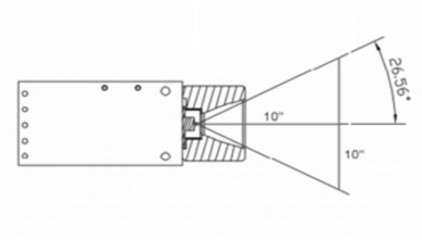 Hình 3 4 Khoảng đo của cảm biến TN905 3 2 2 Cảm biến hồng ngoại Cảm biến 6