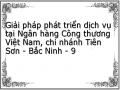 Tình Hình Dư Nợ Tại Chi Nhánh Nhct Tiên Sơn Từ Năm 2007 - 2009