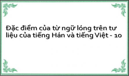 Từ Lóng Tiếng Hán Là Từ Phức Xét Theo Nguồn Gốc