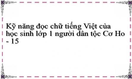 Mức Độ Linh Hoạt Trong Kỹ Năng Đọc Từ Tiếng Việt