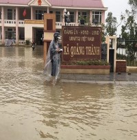 Hình ảnh các khu vực bị ngập lụt ở huyện Quảng Điền Hình ảnh khảo sát 4