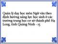 Quản lý dạy học môn Ngữ văn theo định hướng năng lực học sinh ở các trường trung học cơ sở thành phố Hạ Long, tỉnh Quảng Ninh - 15