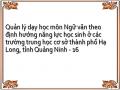 Quản lý dạy học môn Ngữ văn theo định hướng năng lực học sinh ở các trường trung học cơ sở thành phố Hạ Long, tỉnh Quảng Ninh - 16