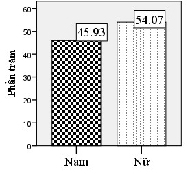 3 1 1 Đặc điểm nhân khẩu học của mẫu nghiên cứu a Giới tính Trong 172 cán 1