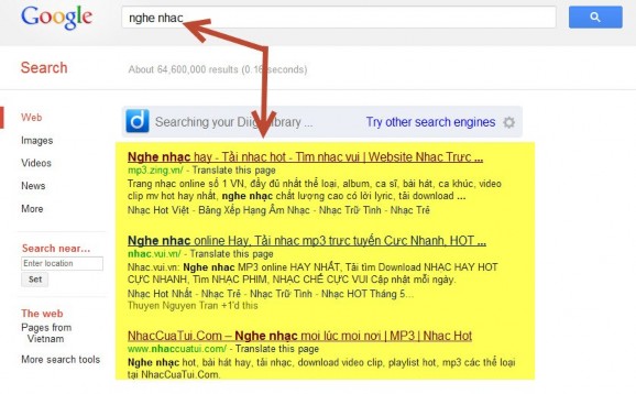 Hình 1 2 Minh hoạ kết quả tìm kiếm của khách hàng trên công cụ tìm kiếm Trên 2