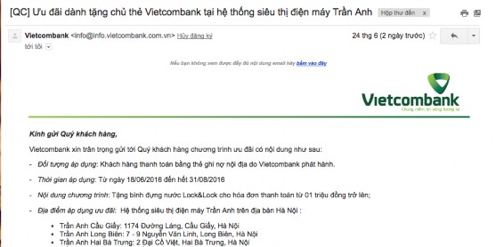 Hình 1 4 Hình minh hoạ hình thức Email Marketing Trên đây là một trong những Email 1