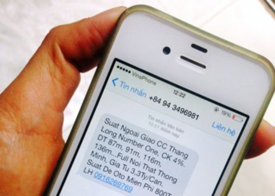 Hình 1 5 Hình minh hoạ hình thức Mobile Marketing Trên đây là một tin nhắn dạng 2