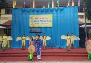 Hoạt động ngoại khóa của học sinh trường THCS Chu Văn An – Thị xã Chí Linh 9