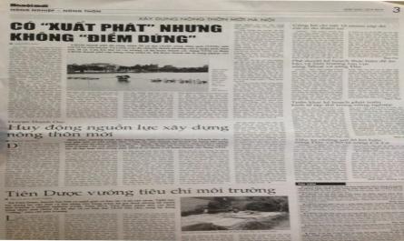Báo chí Hà Nội về vấn đề bất cập trong xây dựng nông thôn mới ở Thủ đô hiện nay - 17