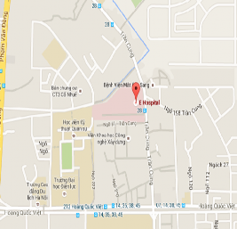 Hình 2 Sơ đồ vị trí và hình ảnh Bệnh viện E Hà Nội Hình 3 Lấy mẫu và 3