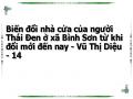 Biến đổi nhà cửa của người Thái Đen ở xã Bình Sơn từ khi đổi mới đến nay - Vũ Thị Diệu - 14