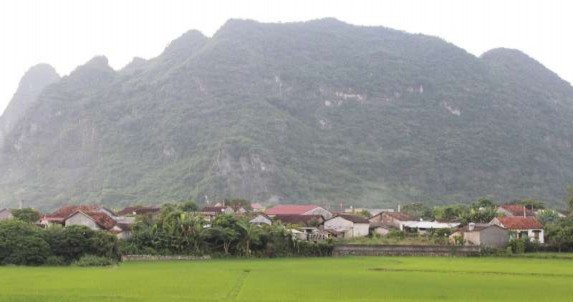 Quang cảnh thôn Làng Đăng xã Quang Lang Nguồn Ảnh của đề tài Biến đổi 2