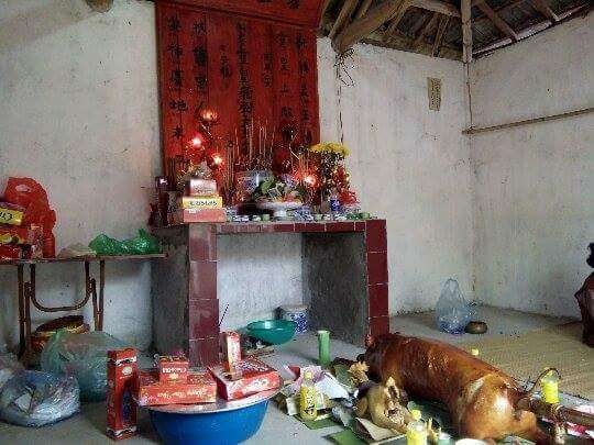 Lễ cũng đầu năm của người Tày tại miếu thôn Làng Đăng Nguồn Ảnh sưu 14