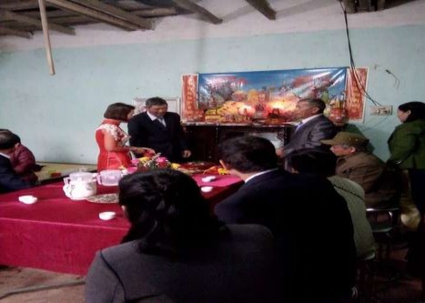 Đám cưới của người Tày Nguồn Ảnh sưu tầm của tác giả tại thôn Làng 9