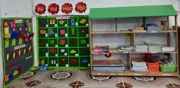 Góc học tập sau cải tạo HOẠT ĐỘNG CỦA TRẺ TRONG QUÁ TRÌNH THỰC NGHIỆM 6