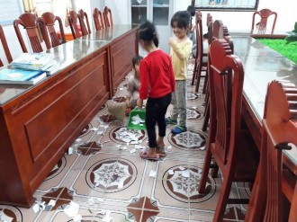 Bài tập 3 Quét lá sân trường Được chuyển thành Quét lớp do trời mưa Phụ 6