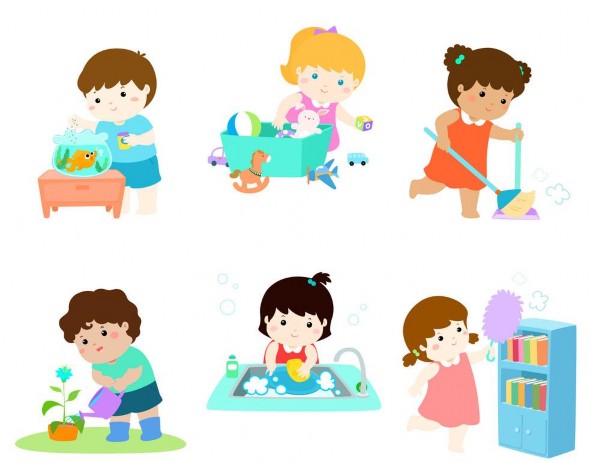 Một số công việc nhà và các mức độ trẻ có thể thực hiện STT Công việc 4