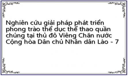 Nghiên cứu giải pháp phát triển phong trào thể dục thể thao quần chúng tại thủ đô Viêng Chăn nước Cộng hòa Dân chủ Nhân dân Lào - 7